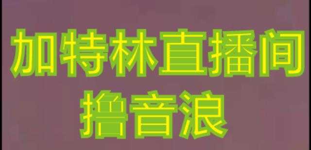 图片[1]-抖音加特林直播间搭建技术，抖音0粉开播，暴力撸音浪，2023新口子，每天800+【素材+详细教程】-微风-知识付费系统