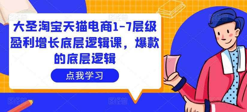 大圣淘宝天猫电商1-7层级盈利增长底层逻辑课，爆款的底层逻辑-微风-知识付费系统